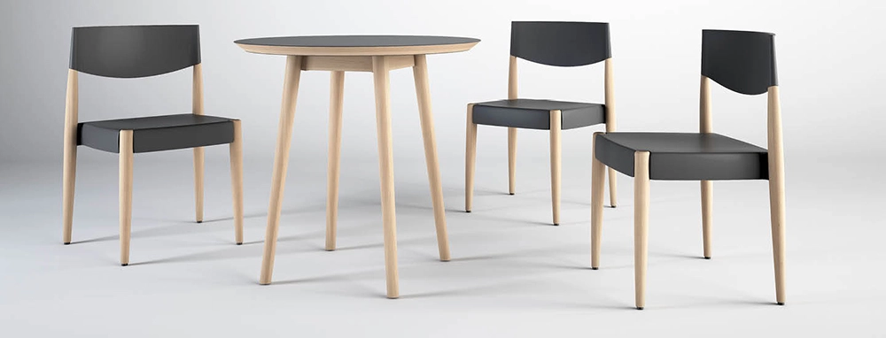 ALMA DESIGN set de 4 chaises VIRNA