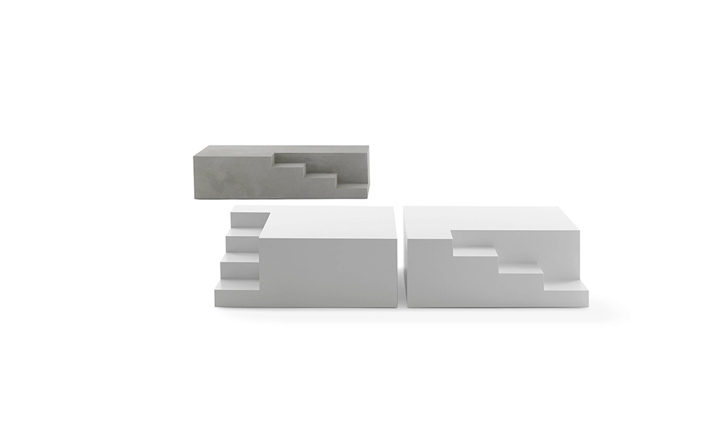 MOGG table basse MEZZANINO 90x90x35h