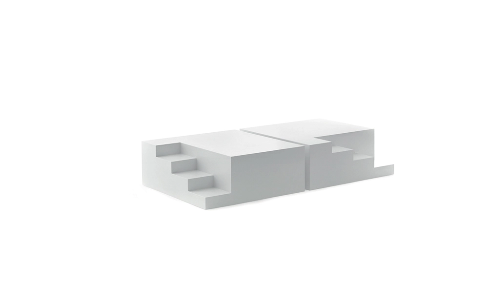 MOGG table basse MEZZANINO 90x90x35h