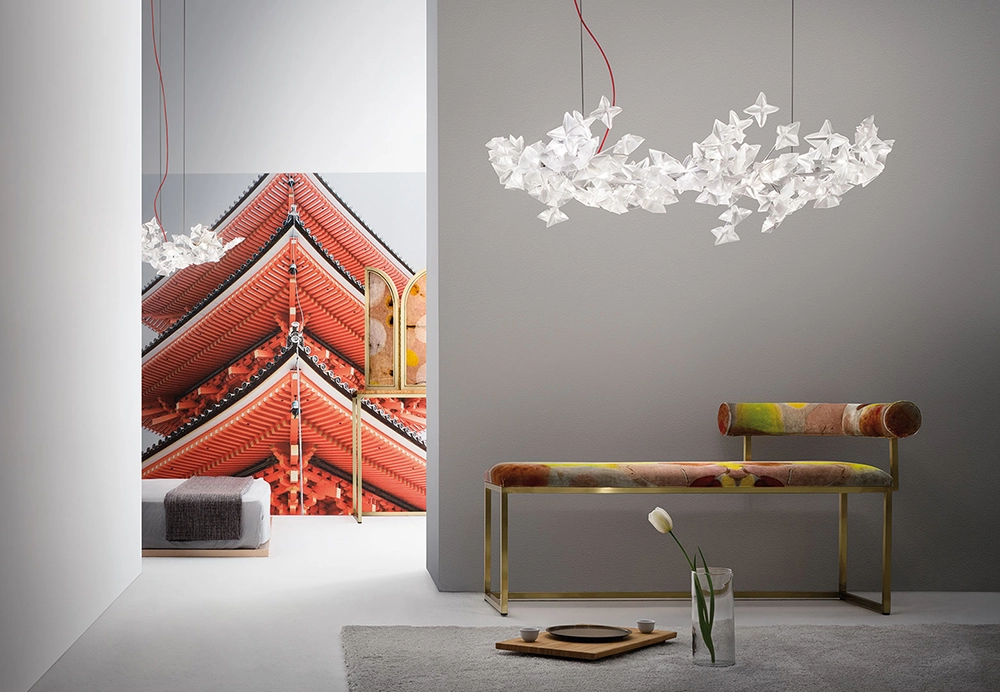 SLAMP lampe à suspension HANAMI LARGE