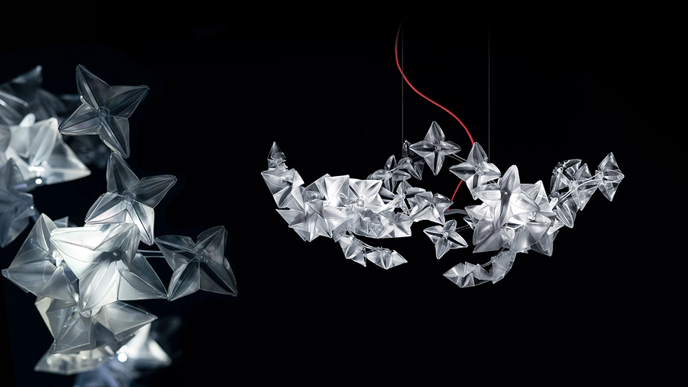 SLAMP lampe à suspension HANAMI LARGE