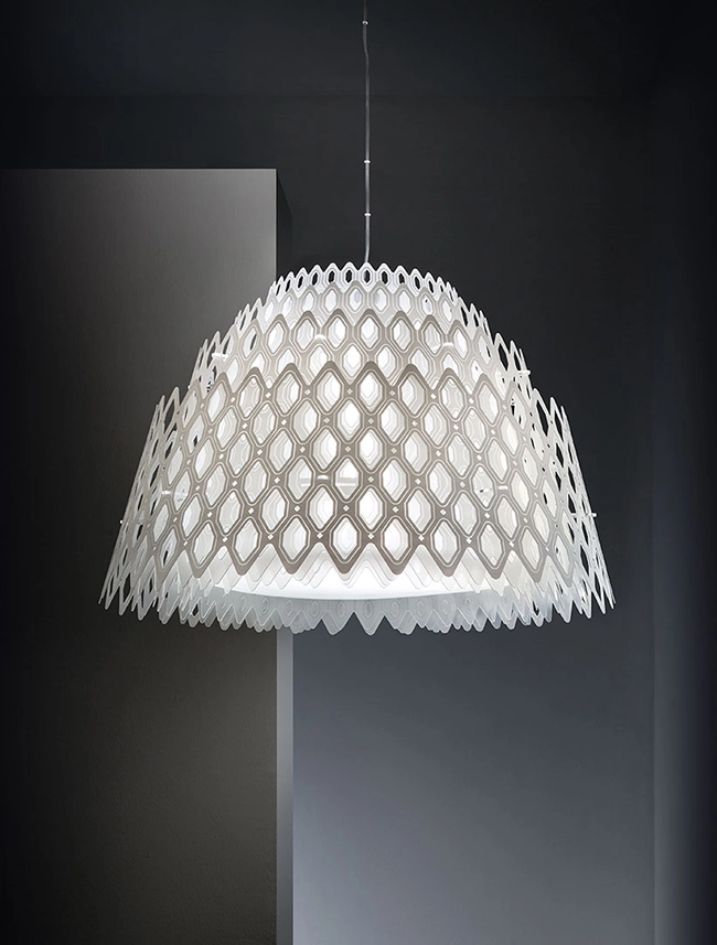 SLAMP lampe à suspension HALF CHARLOTTE