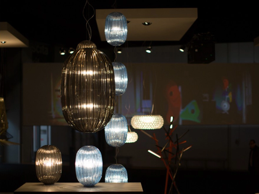 FOSCARINI lampe de table PLASS MEDIA ON/OFF