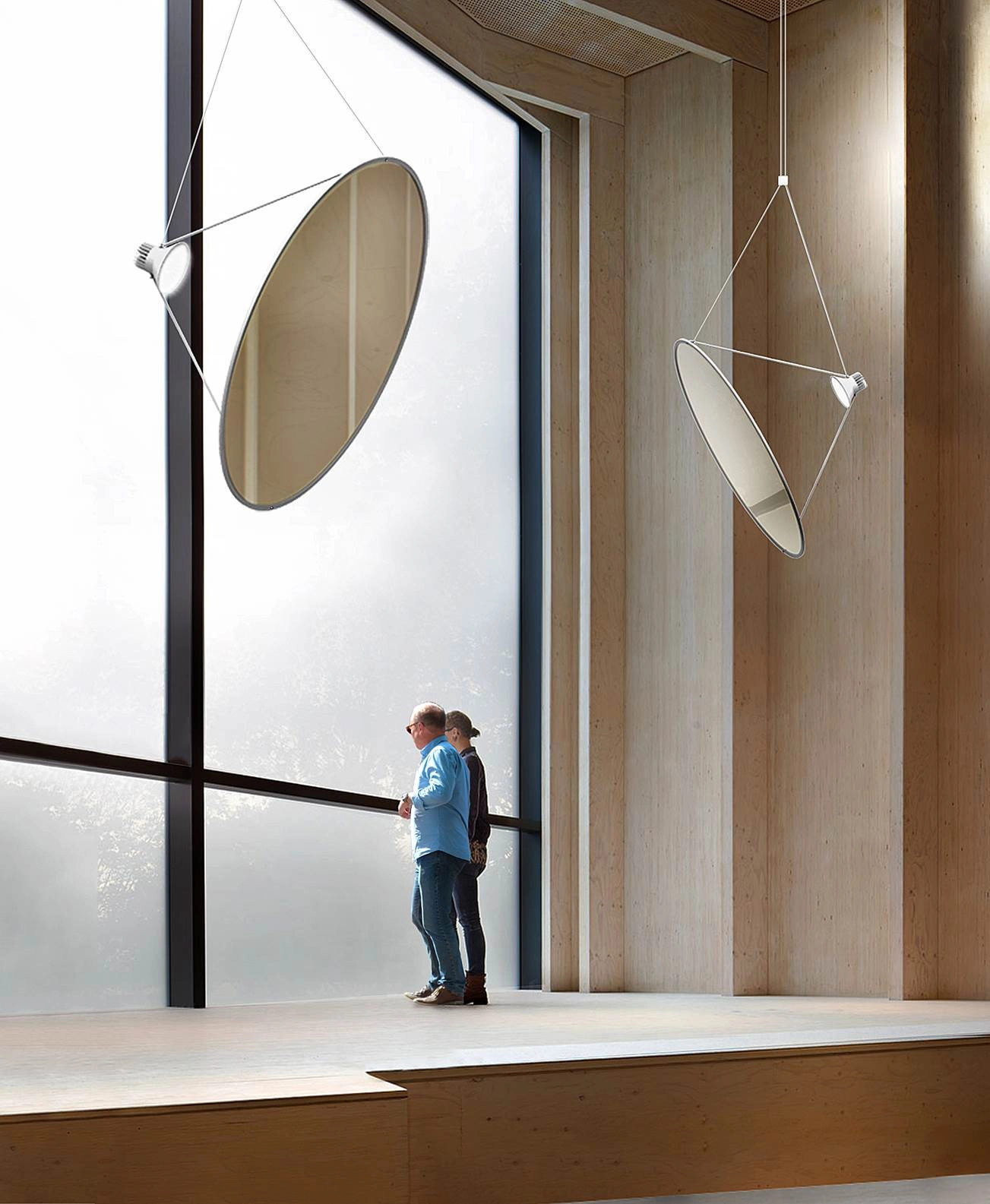 LUCEPLAN lampe à suspension AMISOL D91 ø 108 cm OR