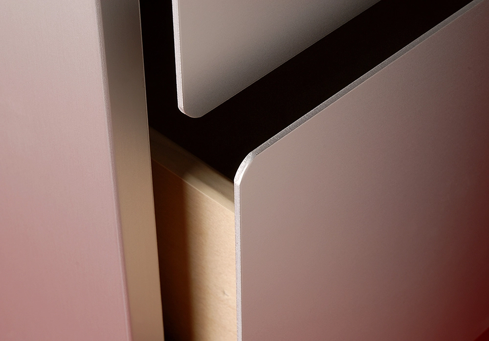 KRIPTONITE meuble à tiroirs sur roulettes 2 tiroirs L 60 cm