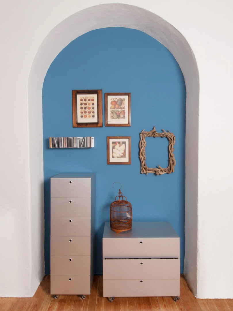 KRIPTONITE meuble à tiroirs sur roulettes 2 tiroirs L 60 cm