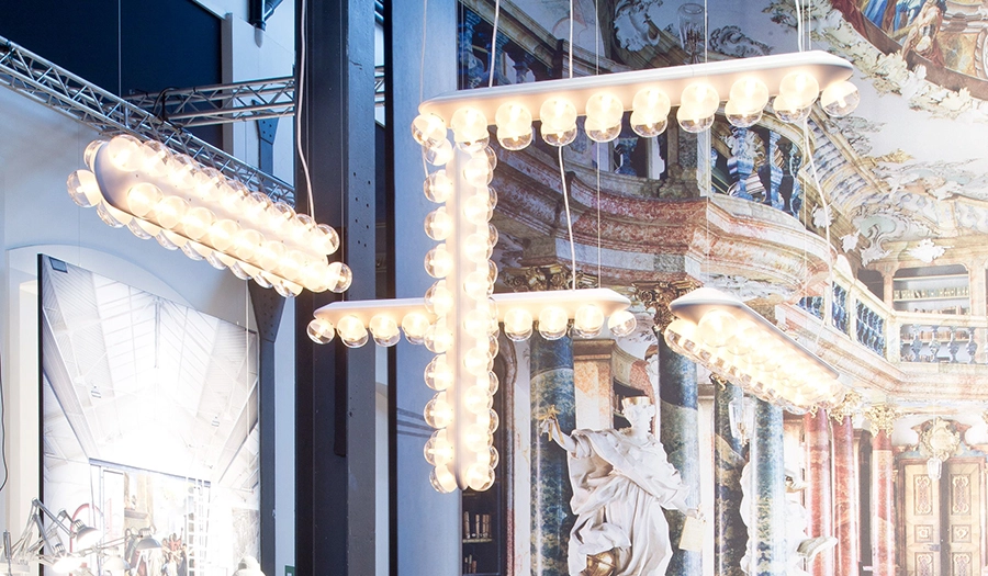 MOOOI lampe à suspension PROP LIGHT DOUBLE HORIZONTAL