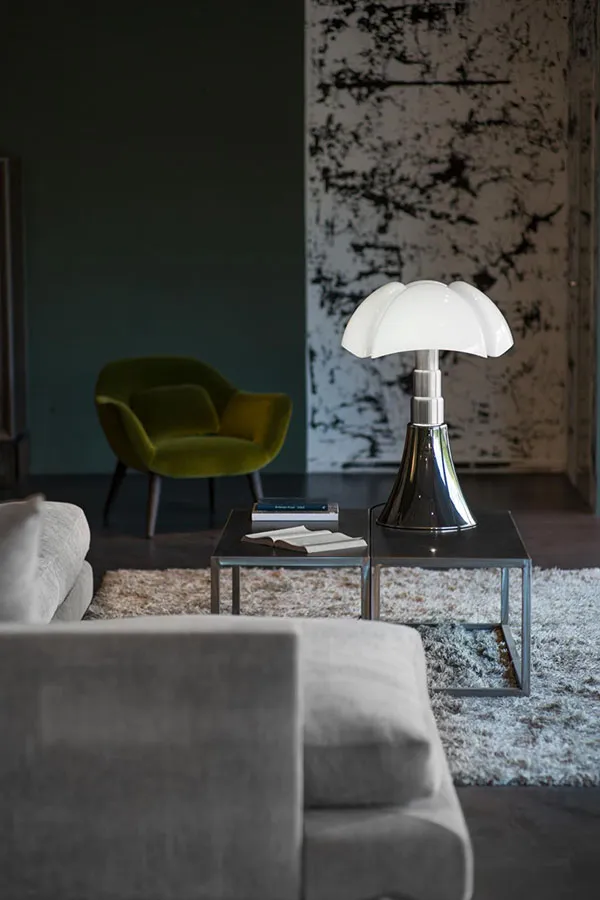 MARTINELLI LUCE lampe de table PIPISTRELLO avec dimmer