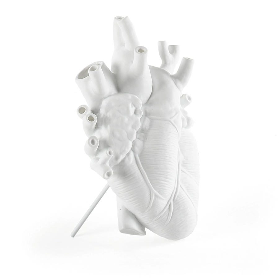 SELETTI vase en forme de coeur LOVE IN BLOOM