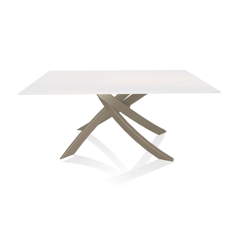 BONTEMPI table avec structure sable ARTISTICO 20.13 160x90 cm