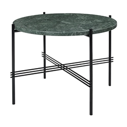 GUBI table basse ronde structure noire TS Ø 55 x 41 cm