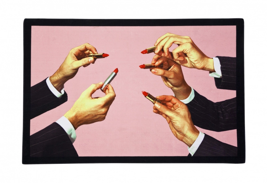 SELETTI wears TOILETPAPER tapis RECTANGULAR RUG