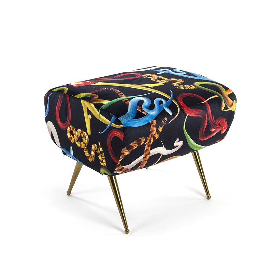 SELETTI pouf rembourré TOILETPAPER