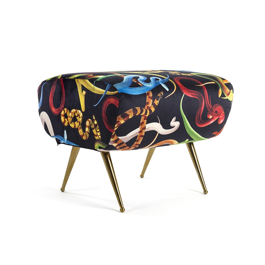SELETTI pouf rembourré TOILETPAPER
