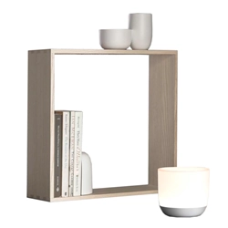 FLOS lampe de table avec serre-livres et porte-clés GAKU WIRELESS BLANCHE