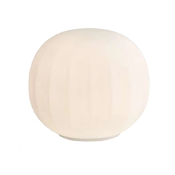 LUCEPLAN lampe de table LITA avec base blanche Ø 18 cm D92V18+D92/2