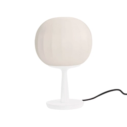 LUCEPLAN lampe de table LITA structure blanche Ø 18 cm D92=18+D92/2