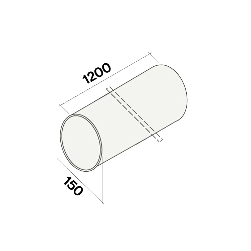 FALMEC tube rond rigide KACL.358