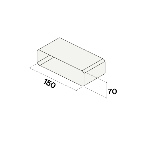 FALMEC raccord rectangulaire FALMEC KACL.383