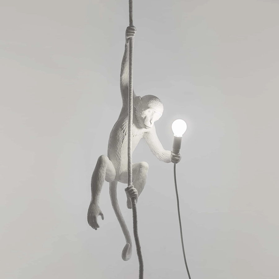 SELETTI lampe à suspension MONKEY LAMP à LED