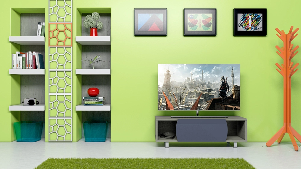 MUNARI meuble TV MK130 jusqu'à 55" Collection CORTINA EASY