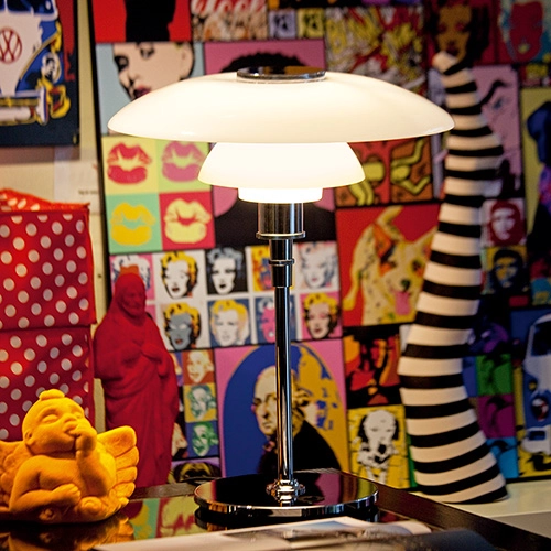 LOUIS POULSEN lampe de table PH 4 1/2 - 3 1/2 GLASS