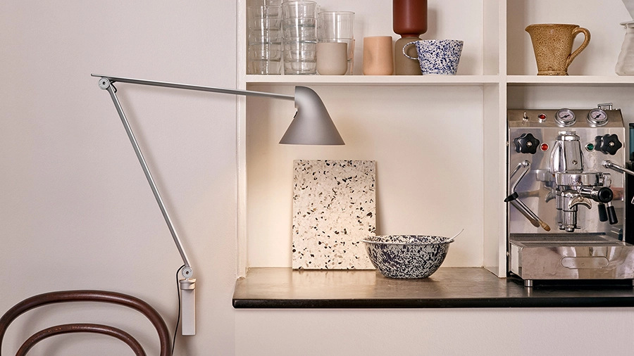 LOUIS POULSEN lampe murale applique NJP avec bras long