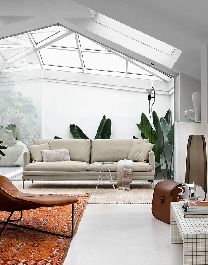 ZANOTTA canapé à 3 places WILLIAM