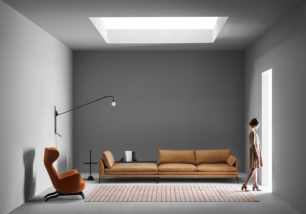 ZANOTTA canapé à 3 places major WILLIAM