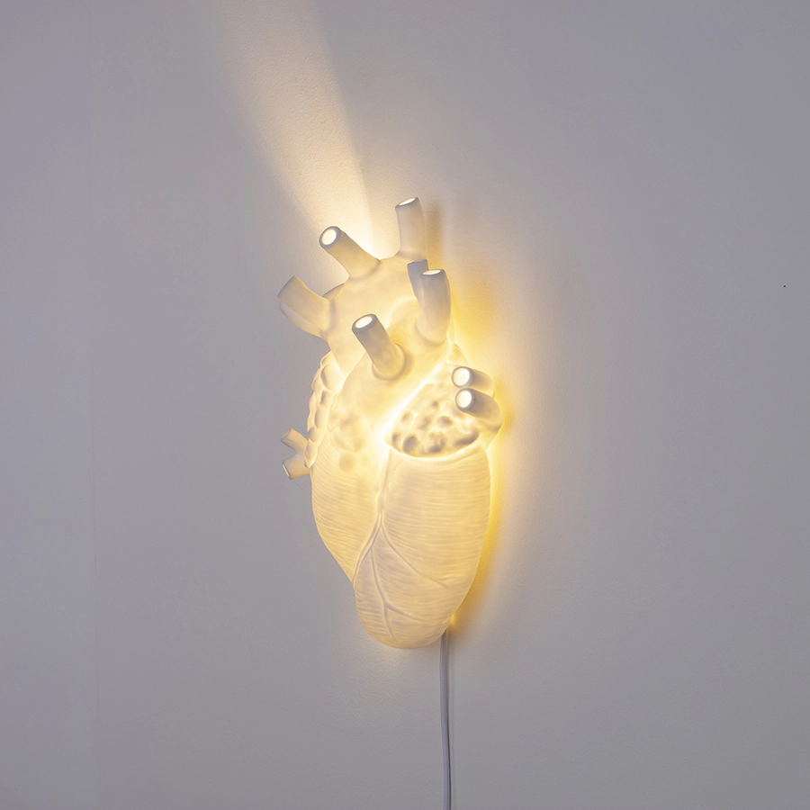 SELETTI lampe murale applique HEART LAMP