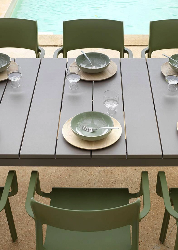 NARDI set de 4 chaises avec accoudoirs pour extérieur TRILL ARMCHAIR
