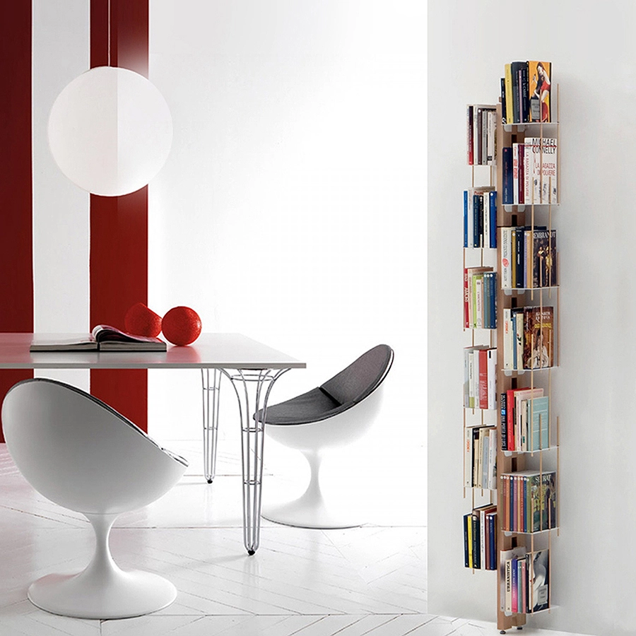 LE ZIE DI MILANO bibliothèque sur pied fixée au mur ZIA VERONICA