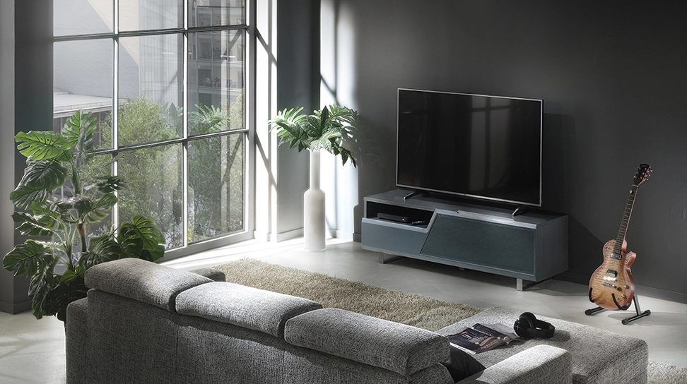 MUNARI meuble TV MK160 jusqu'à 65" Collection CORTINA SIDE