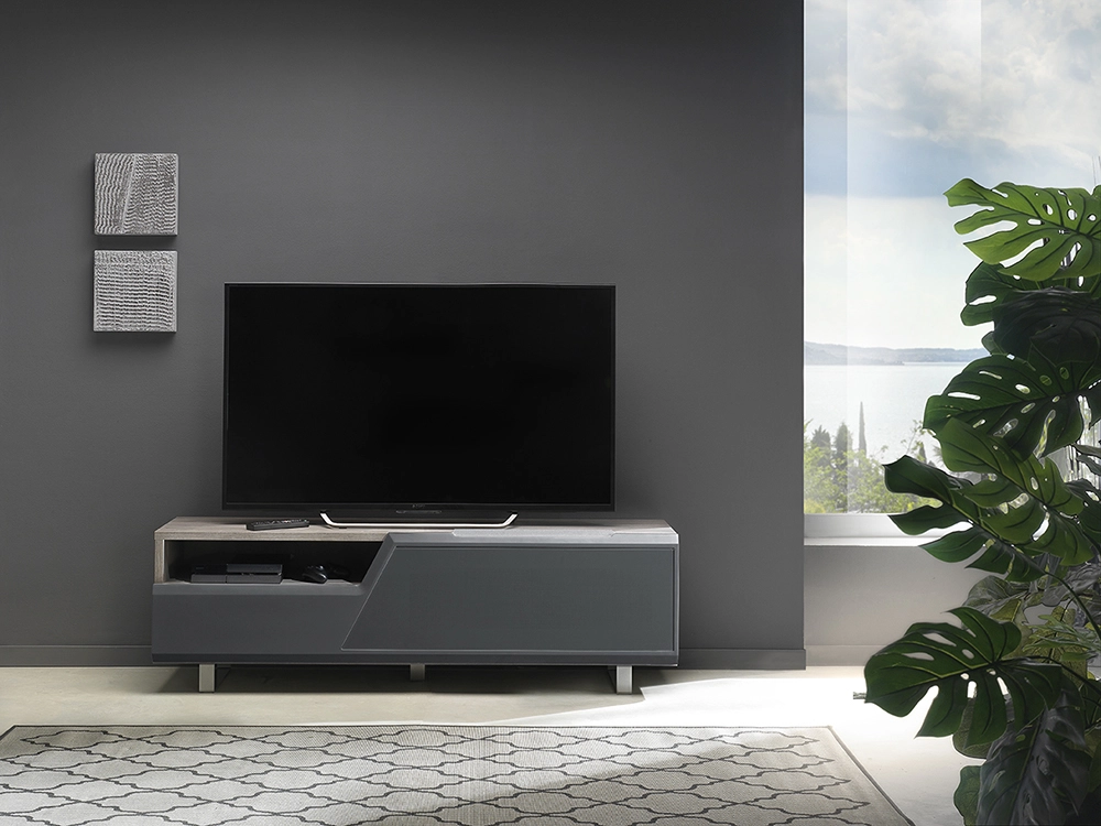 MUNARI meuble TV MK160 jusqu'à 65" Collection CORTINA SIDE