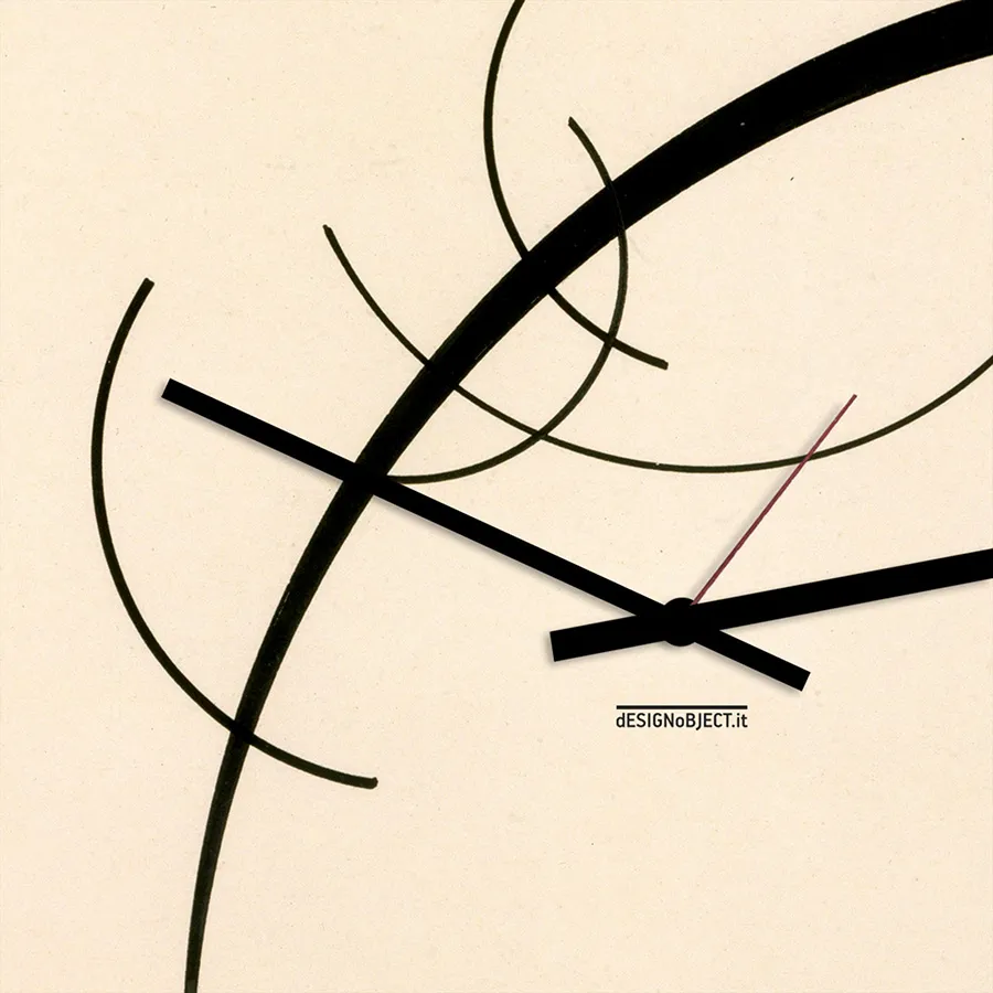 dESIGNoBJECT horloge murale KANDINSKY CLOCK