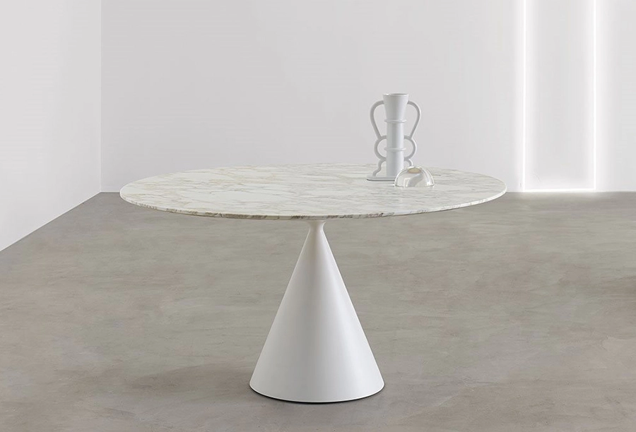 DESALTO table ronde CLAY e marbre