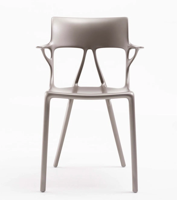 KARTELL set de 2 chaises avec accoudoirs AI - THE FIRST CHAIR CREATED BY A.I.