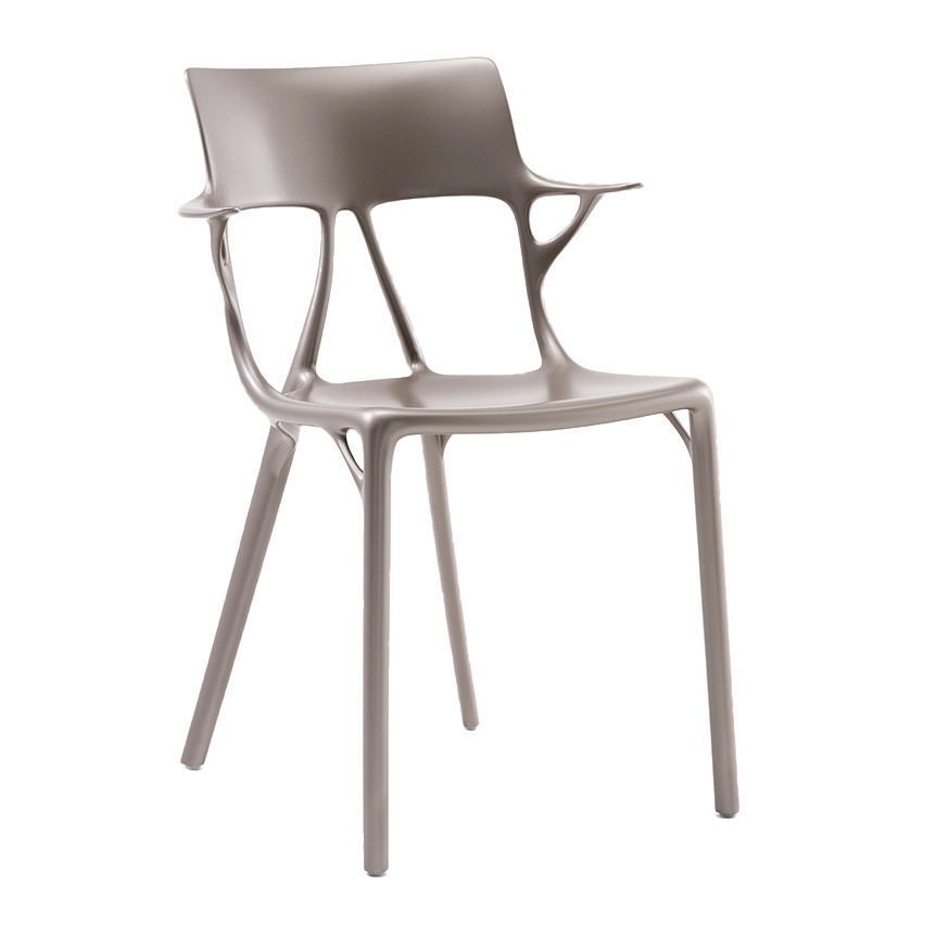 KARTELL set de 2 chaises avec accoudoirs AI - THE FIRST CHAIR CREATED BY A.I.