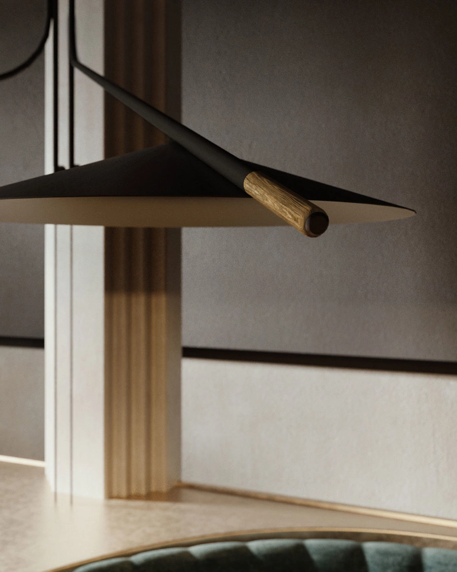 PENTA LIGHT lampe murale GLIFO avec le câble