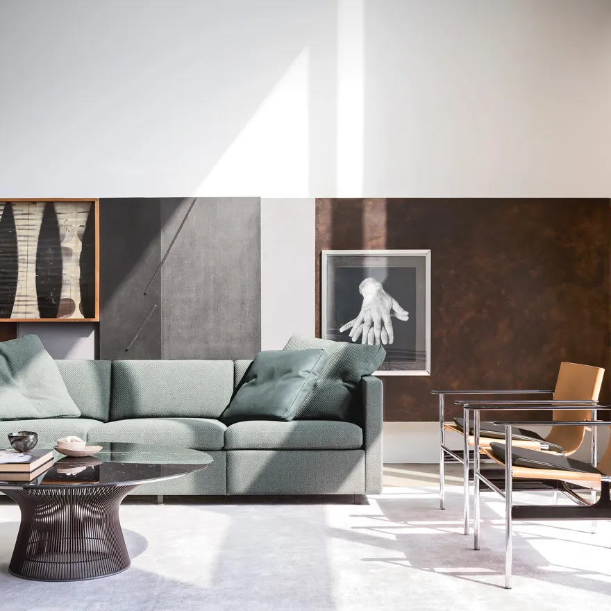 KNOLL table basse ronde PLATNER Ø 107 x H 38,5 cm