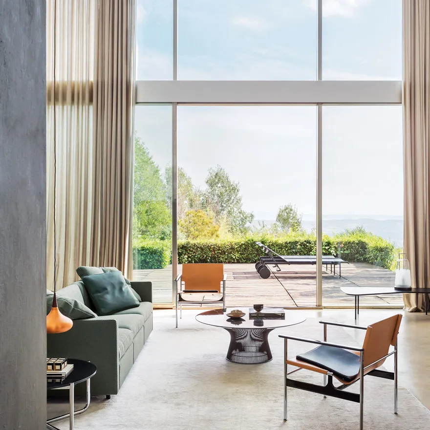 KNOLL table basse ronde PLATNER Ø 107 x H 38,5 cm