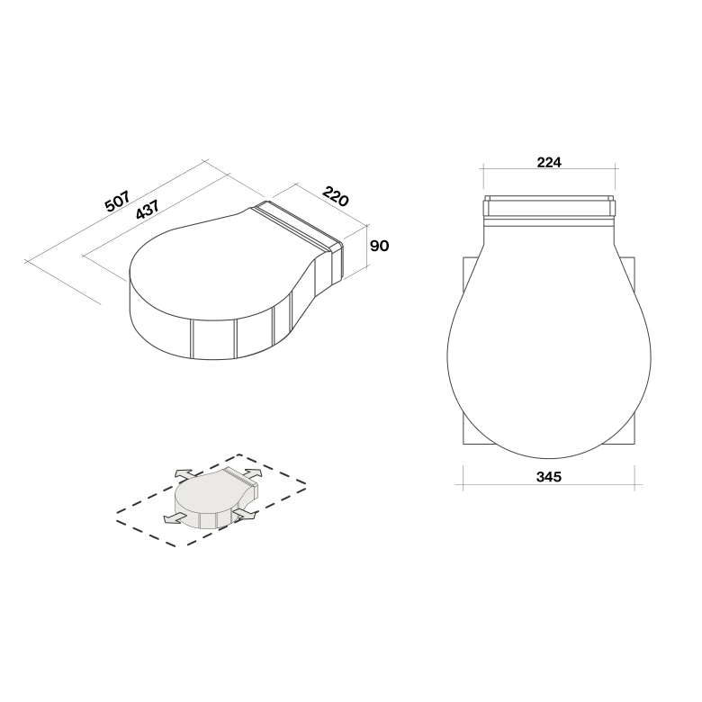 FALMEC moteur plat SLIM KACL.782#49F pour hottes Alba Eclisse Nuvola Stella Nube Sirio