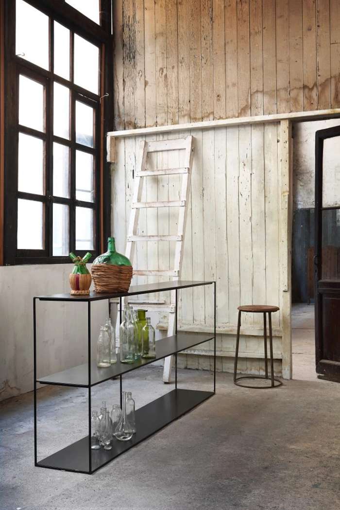 ZEUS buffet SLIM IRONY SIDEBOARD 124 x 31 x H 82 cm