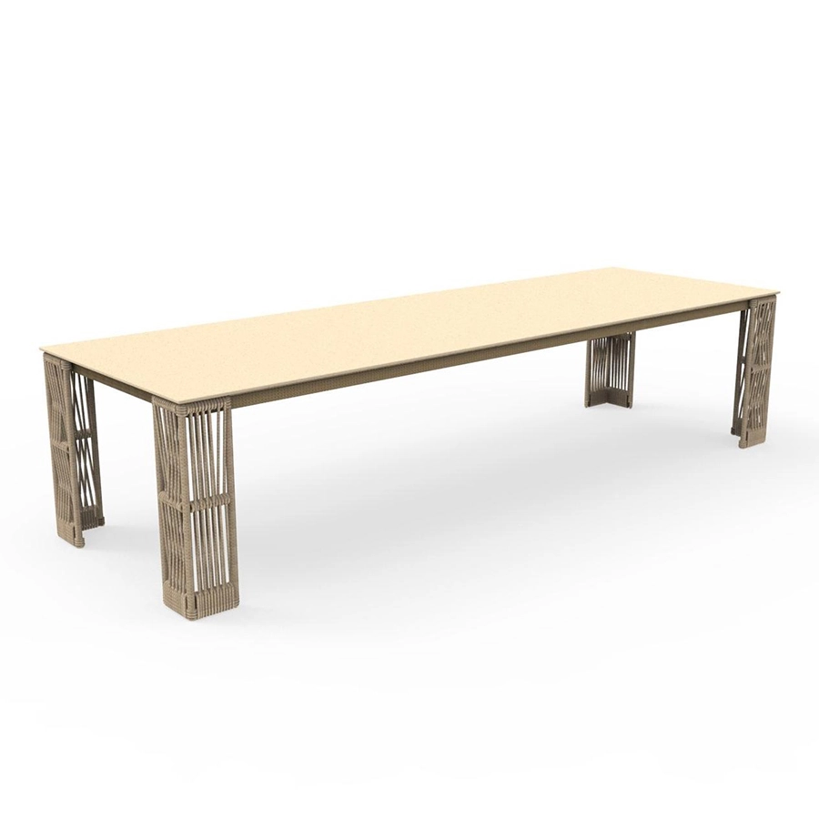 TALENTI table extensible à rallonge d'extérieur 240-300 cm CLIFF Collection Icon