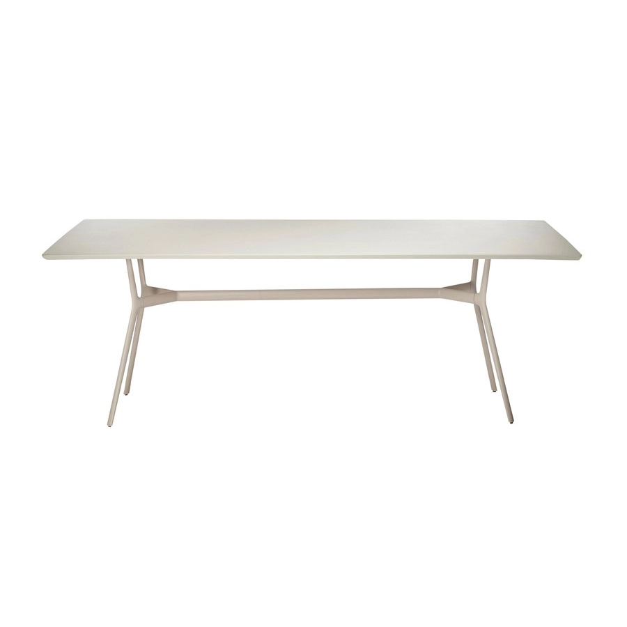 TRIBÙ table rectangulaire 210 x 98 cm d'extérieur BRANCH