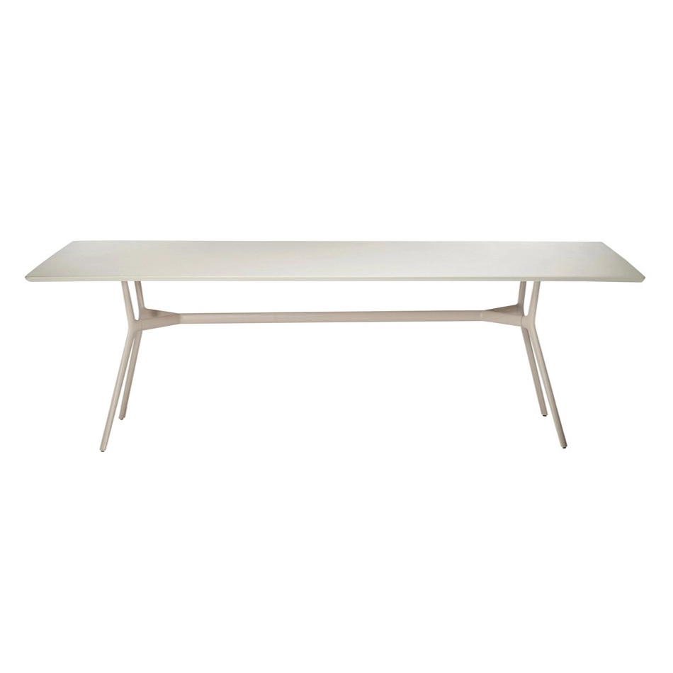 TRIBÙ table rectangulaire 300 x 110 cm d'extérieur BRANCH