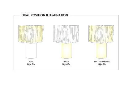 SLAMP lampe de table ACCORDÉON Accordeon