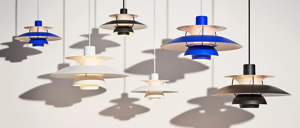 LOUIS POULSEN lampe à suspension PH 5 300 MONOCHROME