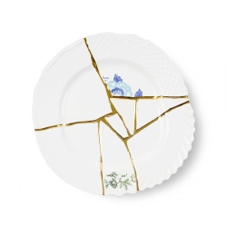 SELETTI set de 6 assiettes de diner KINTSUGI 09613