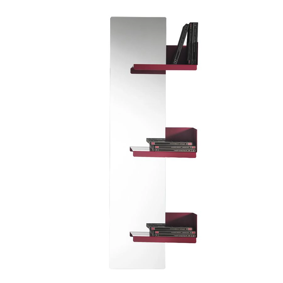 MEME DESIGN miroir murale avec 3 étagères CACTUS COMPLETO